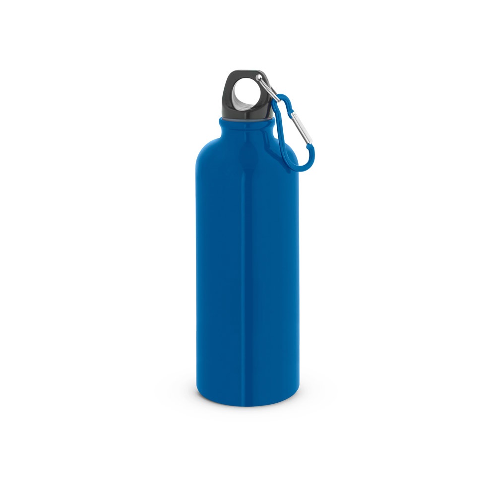KELCE. Borraccia in acciaio inossidabile con parete singola e moschettone 550 ml