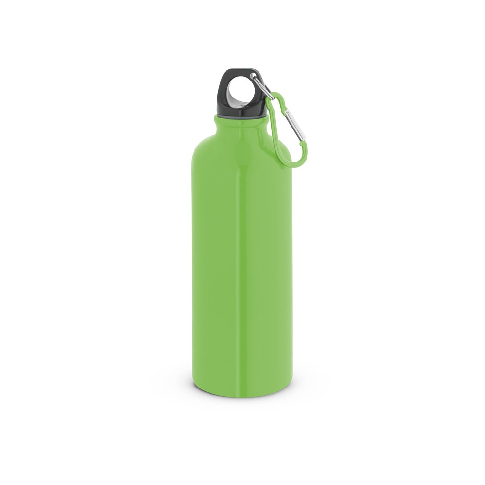 KELCE. Borraccia in acciaio inossidabile con parete singola e moschettone 550 ml