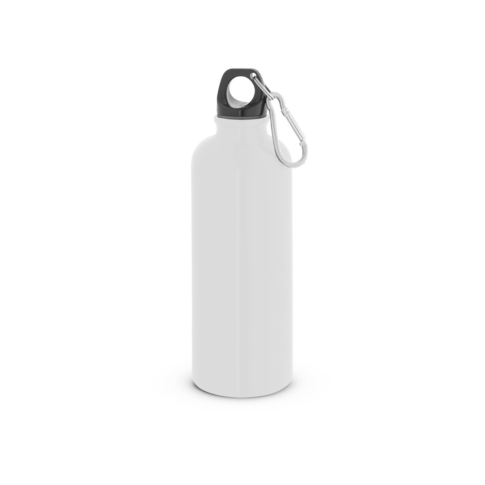 KELCE. Borraccia in acciaio inossidabile con parete singola e moschettone 550 ml