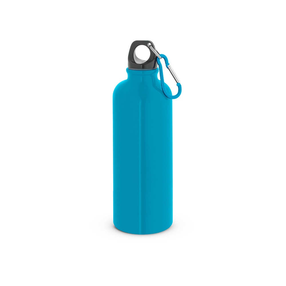 KELCE. Borraccia in acciaio inossidabile con parete singola e moschettone 550 ml