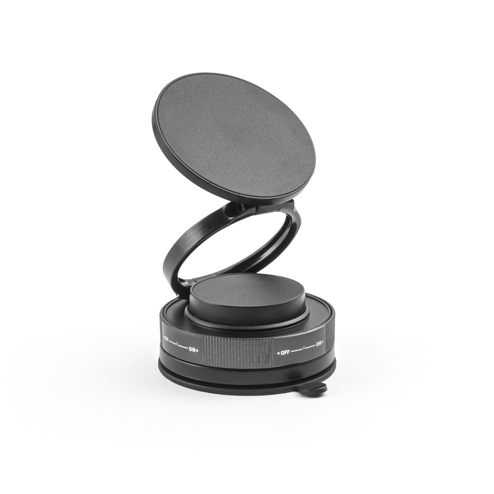 KEPLER. Supporto magnetico per cellulare con sistema di fissaggio a vuoto per superfici lisce e non lisce (rotazione a 360º)