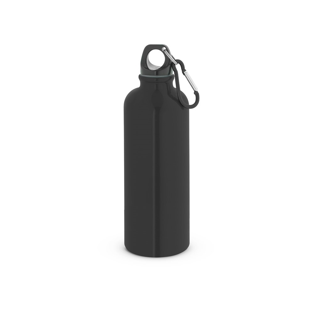 KELCE. Borraccia in acciaio inossidabile con parete singola e moschettone 550 ml