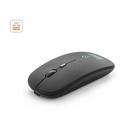 KHAN. Mouse wireless con batteria da 500 mAh in ABS riciclato (100% rABS)