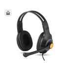 KILBY. Cuffie regolabili con microfono in ABS e PP