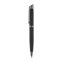 KINGSLEY. Set composto da 1 penna a sfera e 1 penna roller in alluminio, con inchiostro blu Dokumental®