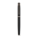 KINGSLEY. Set composto da 1 penna a sfera e 1 penna roller in alluminio, con inchiostro blu Dokumental®