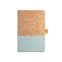 KLEE II. Block notes A5 in sughero e lino con pagine a righe