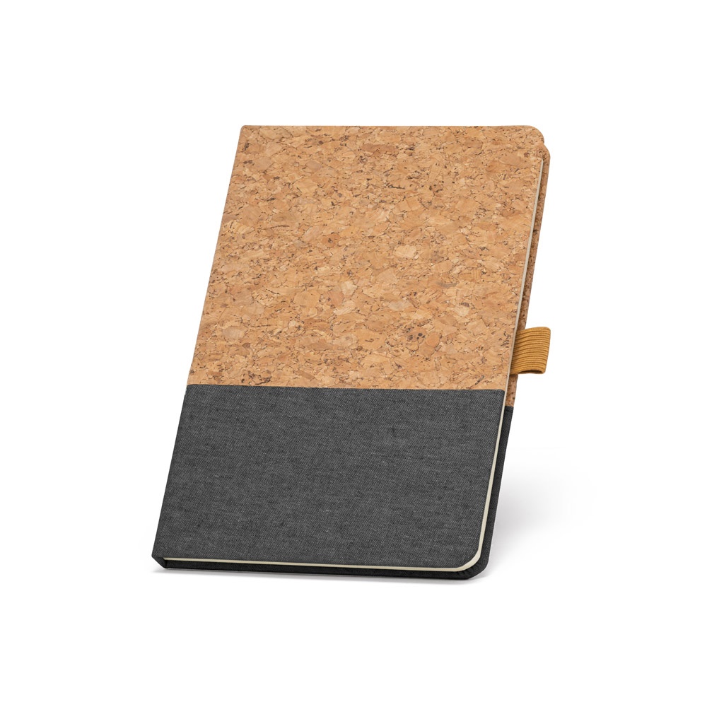 KLEE. Block notes A5 in sughero e lino con pagine a righe