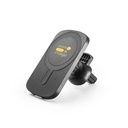 KOCH. Supporto per smartphone da auto con caricatore magnetico wireless 15W in ABS riciclato (100% rABS)
