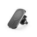KOCH. Supporto per smartphone da auto con caricatore magnetico wireless 15W in ABS riciclato (100% rABS)