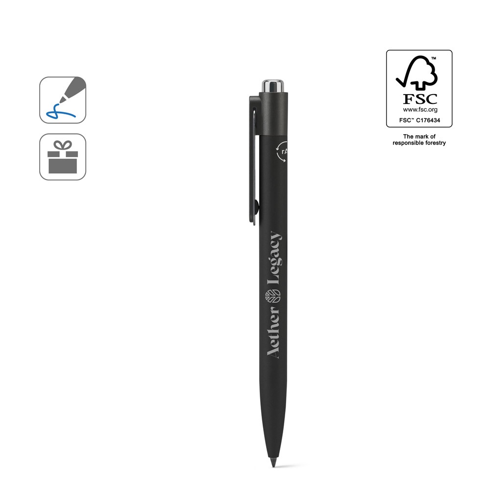 KYLIE SET. Set composto da una penna a sfera e una penna senza inchiostro, entrambe realizzate in alluminio (riciclato al 94%)