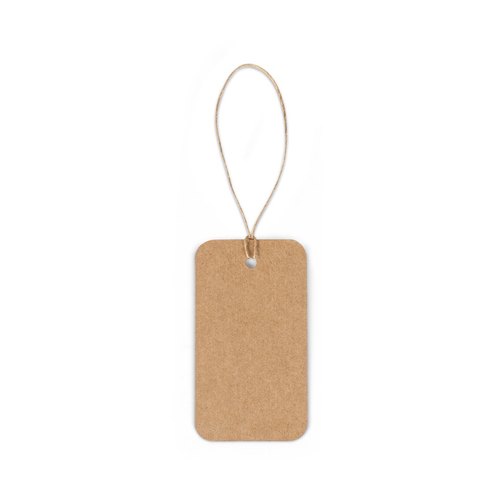 LABEL RECTANGULAR. Etichetta rettangolare realizzata in carta riciclata al 100% (700 g/m²)