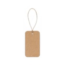 LABEL RECTANGULAR. Etichetta rettangolare realizzata in carta riciclata al 100% (700 g/m²)