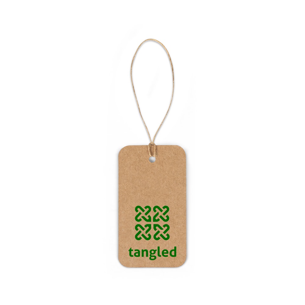 LABEL RECTANGULAR. Etichetta rettangolare realizzata in carta riciclata al 100% (700 g/m²)