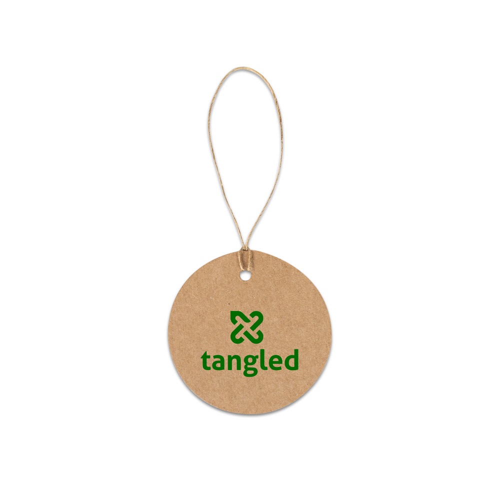 LABEL ROUND. Etichetta circolare realizzata al 100% con carta riciclata (700 g/m²)