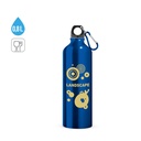 LANDSCAPE L. Borraccia sportiva in alluminio con moschettone 800 mL