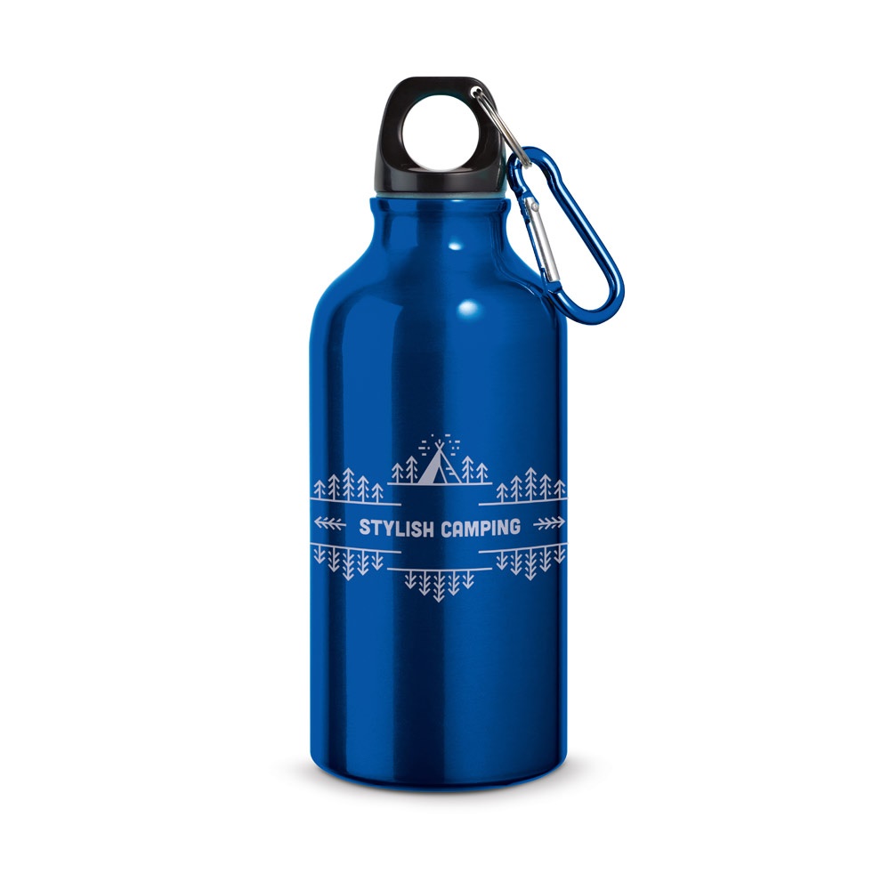 LANDSCAPE S. Borracce sportive in alluminio con moschettone 400 mL