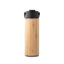 LAVER. Borraccia termica in bambù, PP e acciaio inox 440 mL