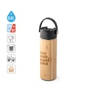 LAVER. Borraccia termica in bambù, PP e acciaio inox 440 mL