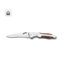LAWRENCE. Coltello tascabile in acciaio inox e legno