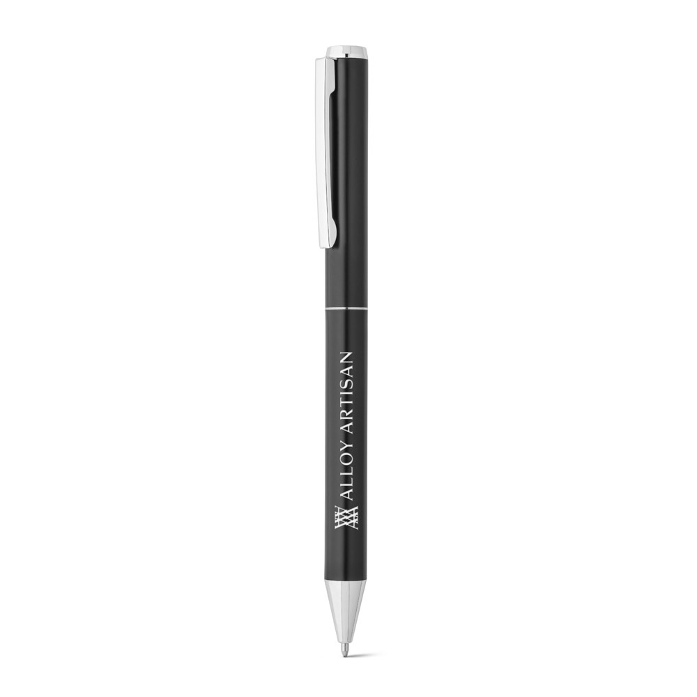 LEAH. Set penna roller e penna a sfera in alluminio (rispettivamente al 94% e al 94%) con clip