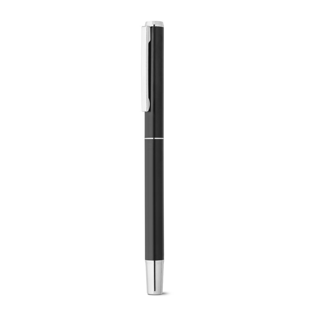 LEAH. Set penna roller e penna a sfera in alluminio (rispettivamente al 94% e al 94%) con clip