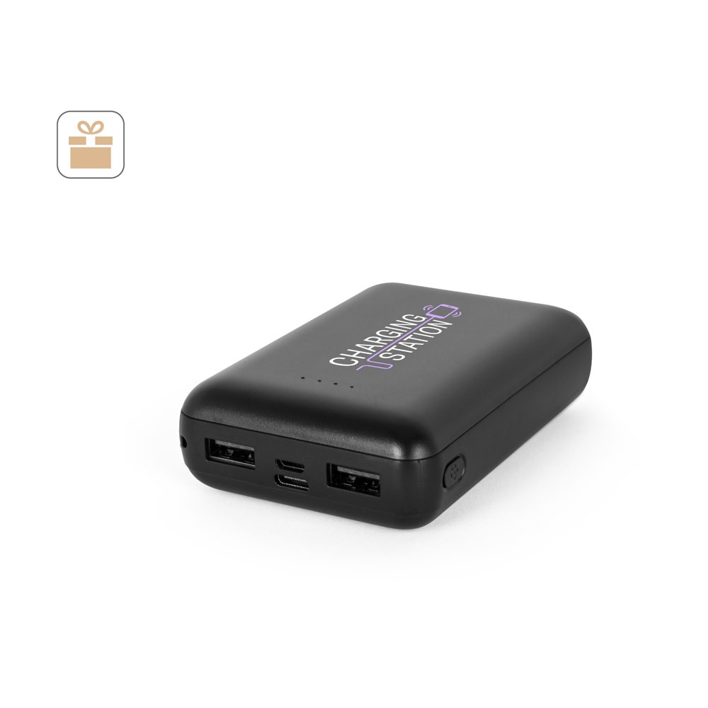 LEAKEY 10. Power bank 10'000 mAh in ABS riciclato (100% rABS)