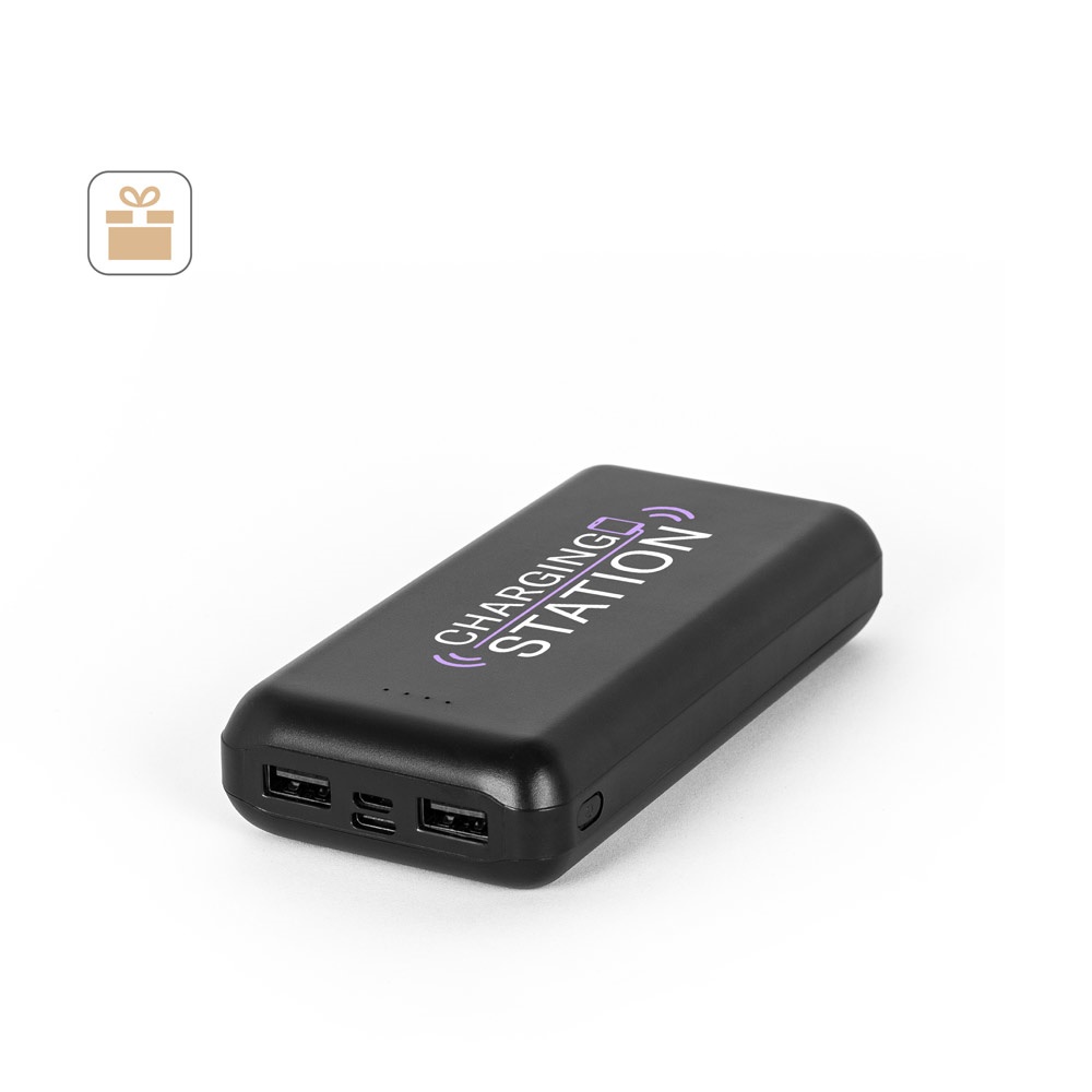 LEAKEY 20. Power bank 20'000 mAh in ABS riciclato (100% rABS)