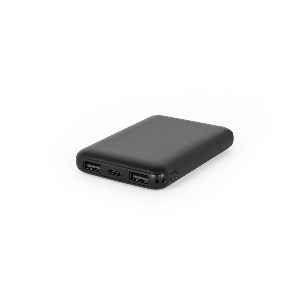 LEAKEY 5. Power bank 5'000 mAh in ABS riciclato (100% rABS)