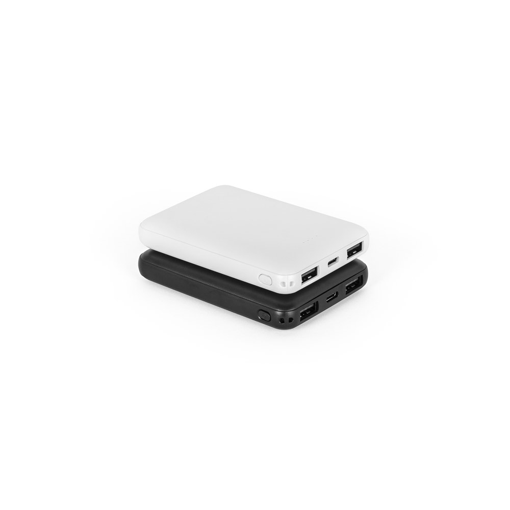 LEAKEY 5. Power bank 5'000 mAh in ABS riciclato (100% rABS)