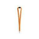 LEEDS. Lanyard in poliestere con chiusura di sicurezza