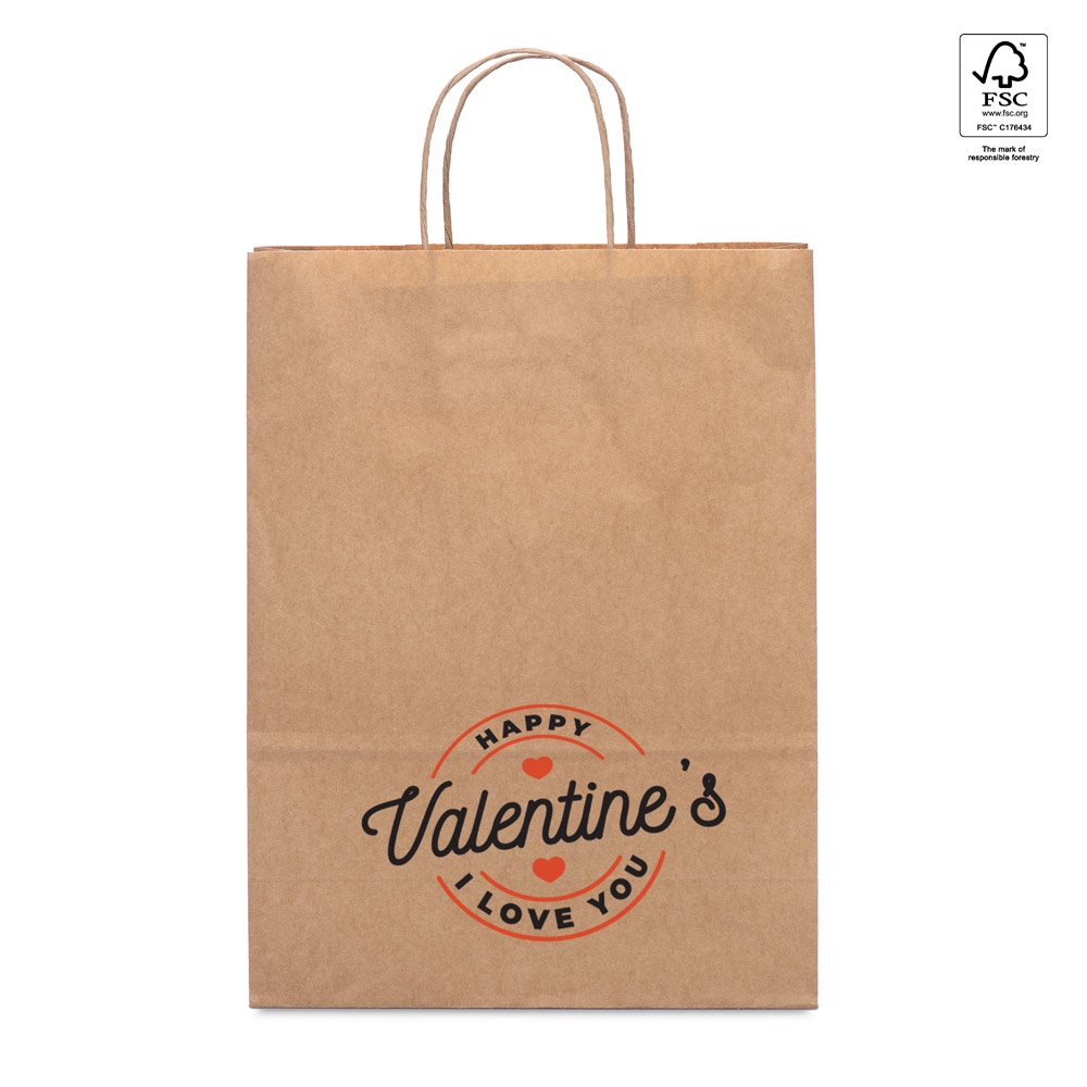 LEIA. Borsa in carta kraft (115 g/m²)