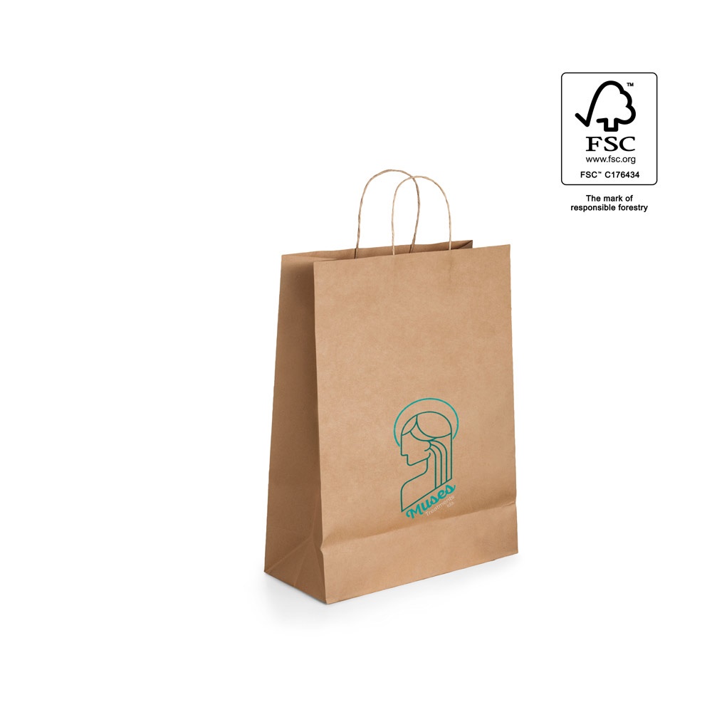 LEIA. Borsa in carta kraft (115 g/m²)