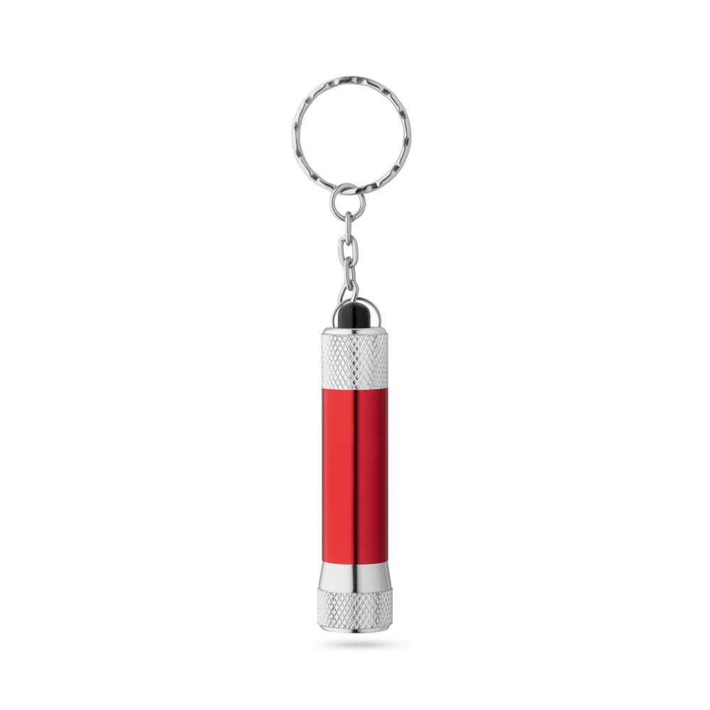 LERGAN. Portachiavi in alluminio con 3 luci a LED