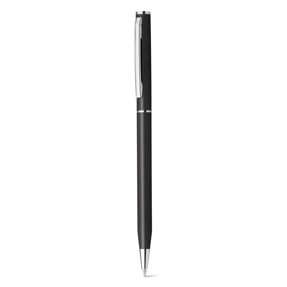 LESLEY METALLIC. Penna a sfera in alluminio con clip e meccanismo a rotazione