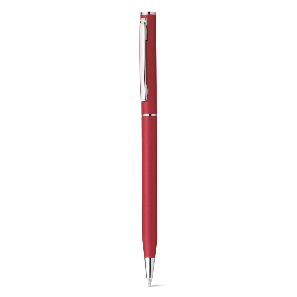 LESLEY METALLIC. Penna a sfera in alluminio con clip e meccanismo a rotazione