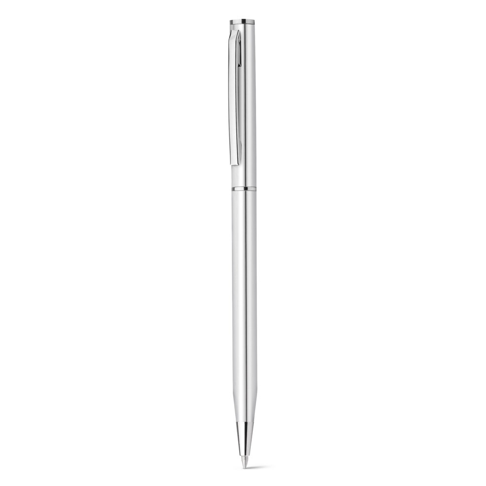 LESLEY METALLIC. Penna a sfera in alluminio con clip e meccanismo a rotazione