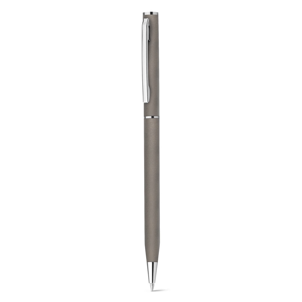LESLEY METALLIC. Penna a sfera in alluminio con clip e meccanismo a rotazione