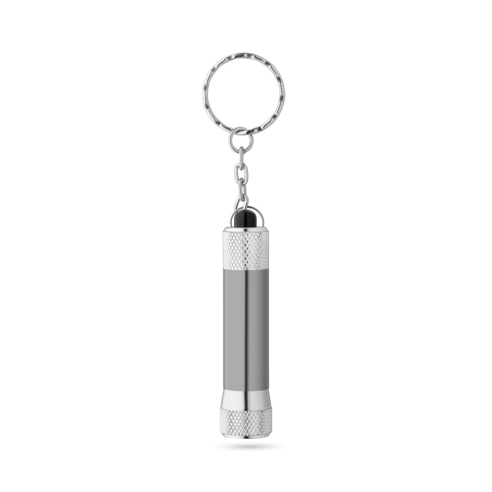 LERGAN. Portachiavi in alluminio con 3 luci a LED
