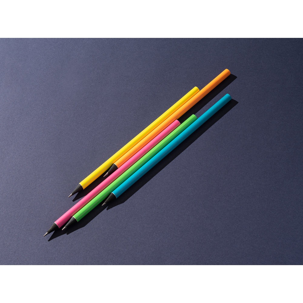 LUCIAN. Matita fluorescente in legno di durezza HB