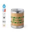LYCKA. Bicchiere in acciaio inox e bambù 350 mL