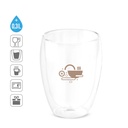 MACHIATO CUP. Bicchiere in vetro borosilicato da 350 mL