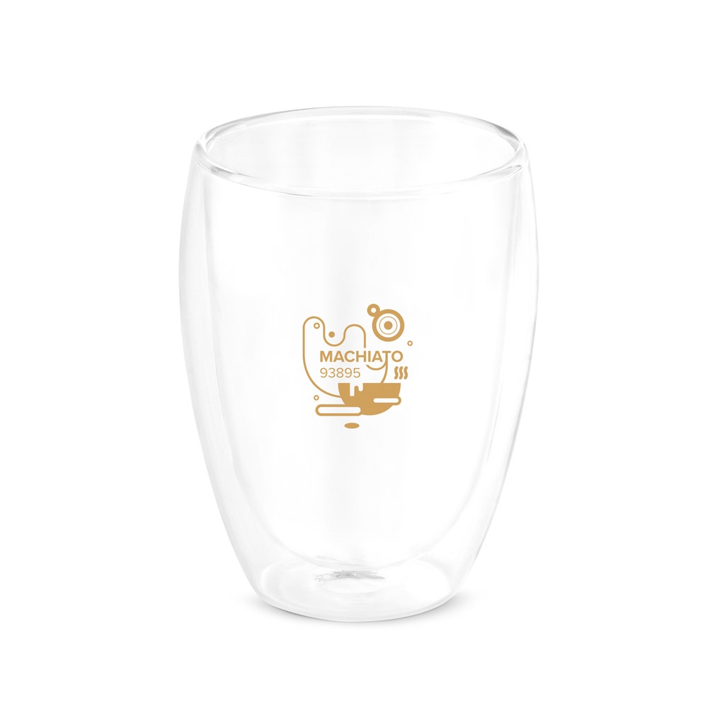 MACHIATO DUO. Set di 2 tazze in vetro borosilicato