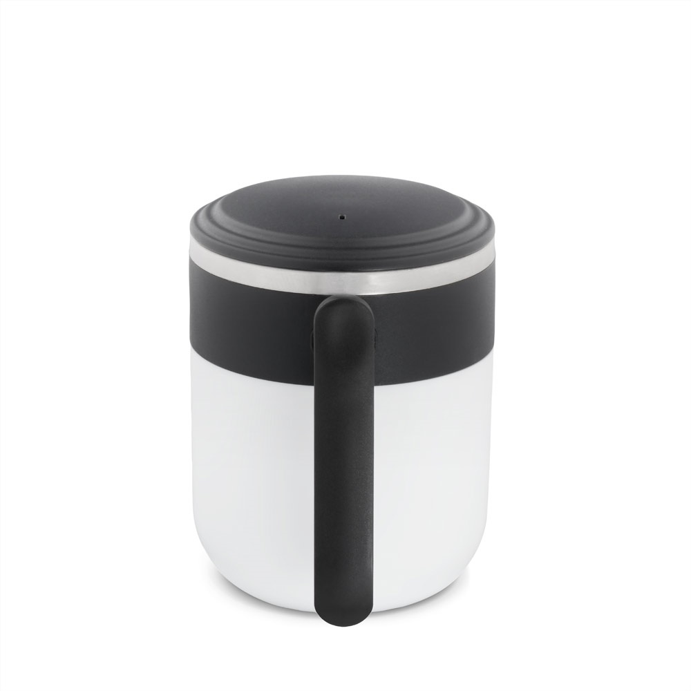 MALDINI. Tazza da viaggio con parete interna in acciaio inox e finitura opaca, 400 mL
