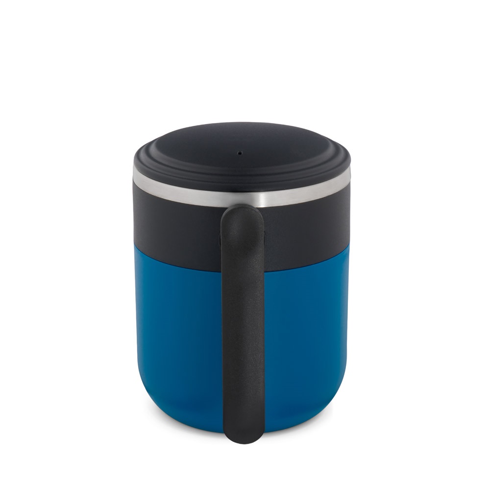 MALDINI. Tazza da viaggio con parete interna in acciaio inox e finitura opaca, 400 mL