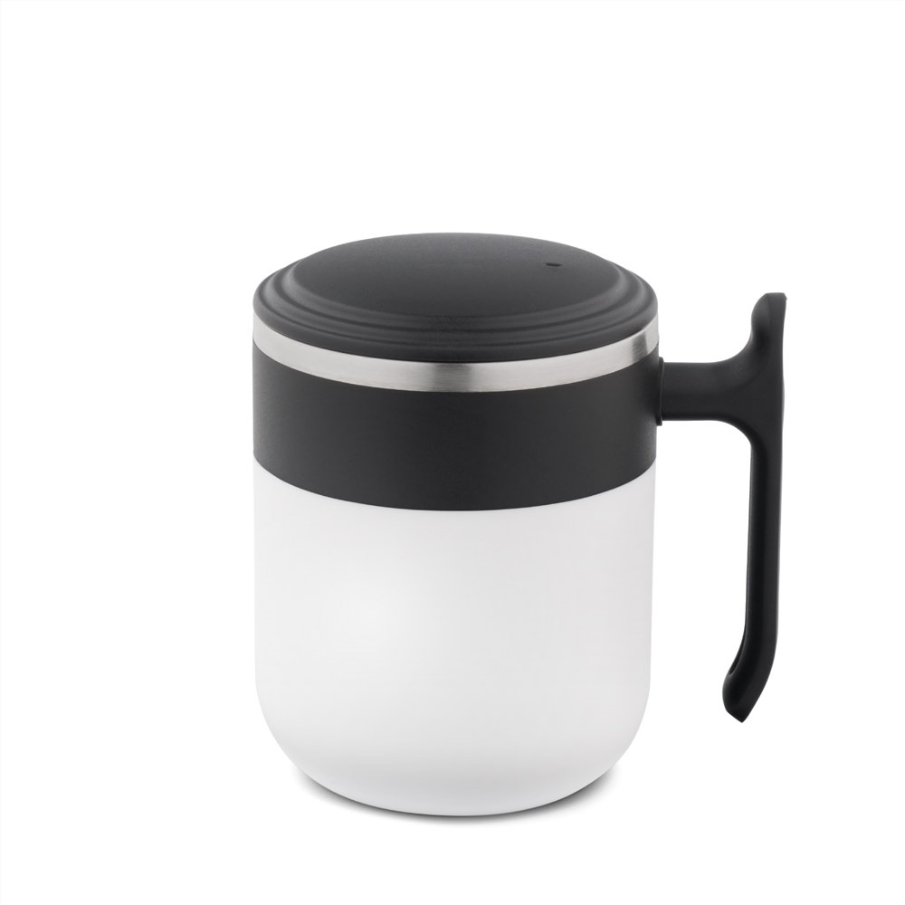 MALDINI. Tazza da viaggio con parete interna in acciaio inox e finitura opaca, 400 mL