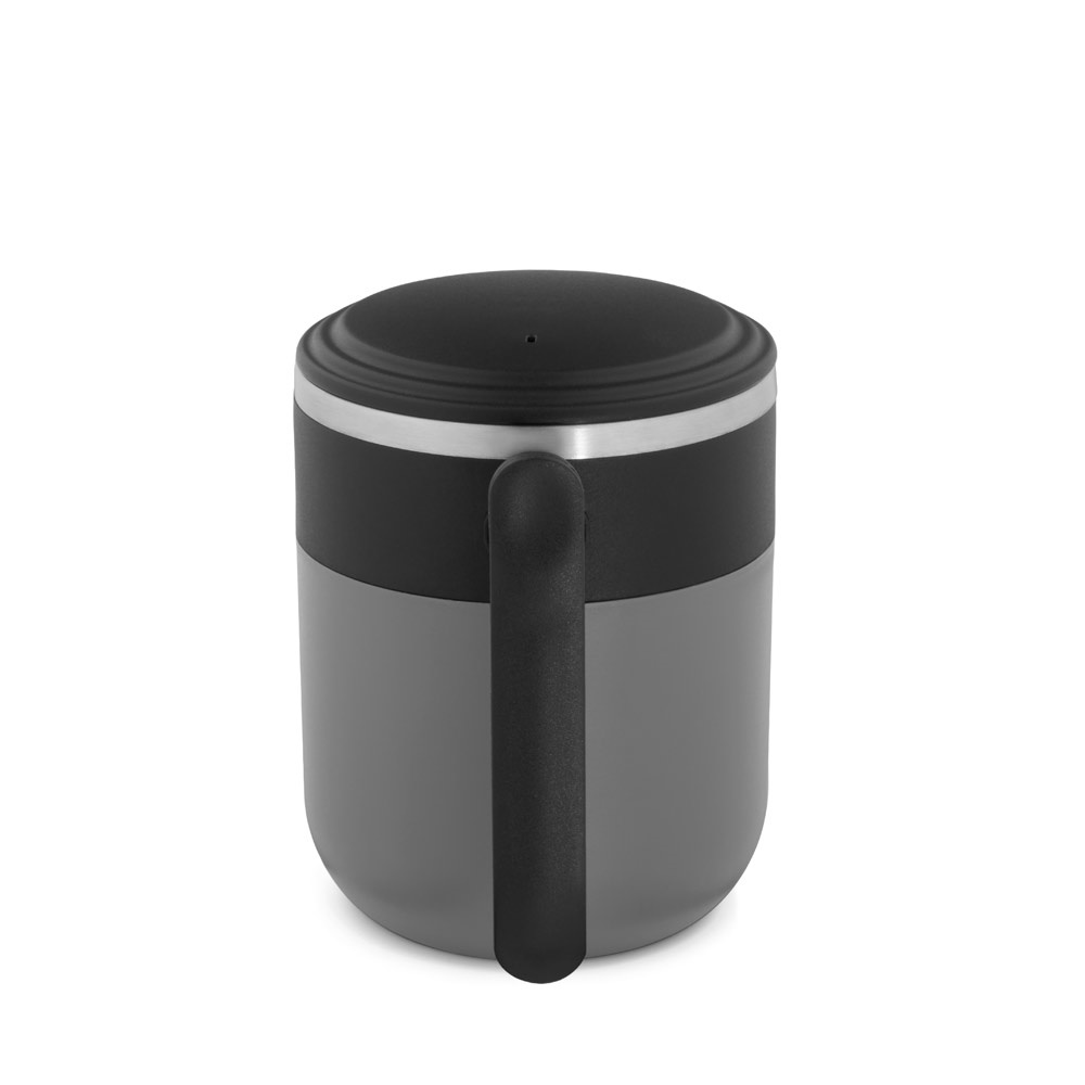 MALDINI. Tazza da viaggio con parete interna in acciaio inox e finitura opaca, 400 mL
