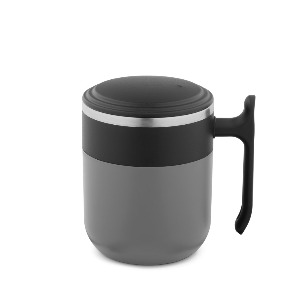 MALDINI. Tazza da viaggio con parete interna in acciaio inox e finitura opaca, 400 mL