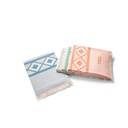 MALEK. Telo multifunzionale e da bagno (350g/m²) realizzato in cotone leggero e resistente (85%) e cotone riciclato (15%)