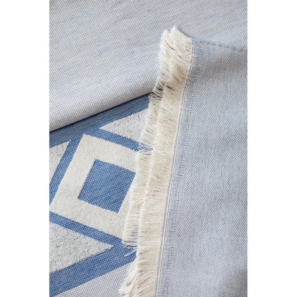 MALEK. Telo multifunzionale e da bagno (350g/m²) realizzato in cotone leggero e resistente (85%) e cotone riciclato (15%)